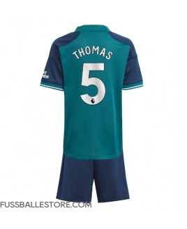 Günstige Arsenal Thomas Partey #5 3rd trikot Kinder 2023-24 Kurzarm (+ Kurze Hosen)